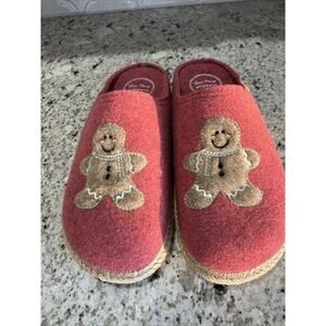 Toni Pons Slippers Gingerbread Cookie Size 40 US 9